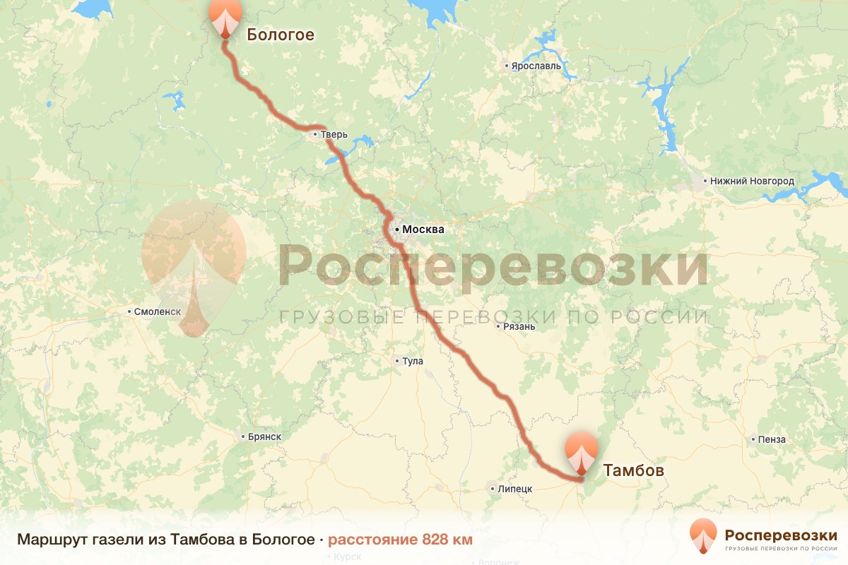 Газель Тамбов Бологое