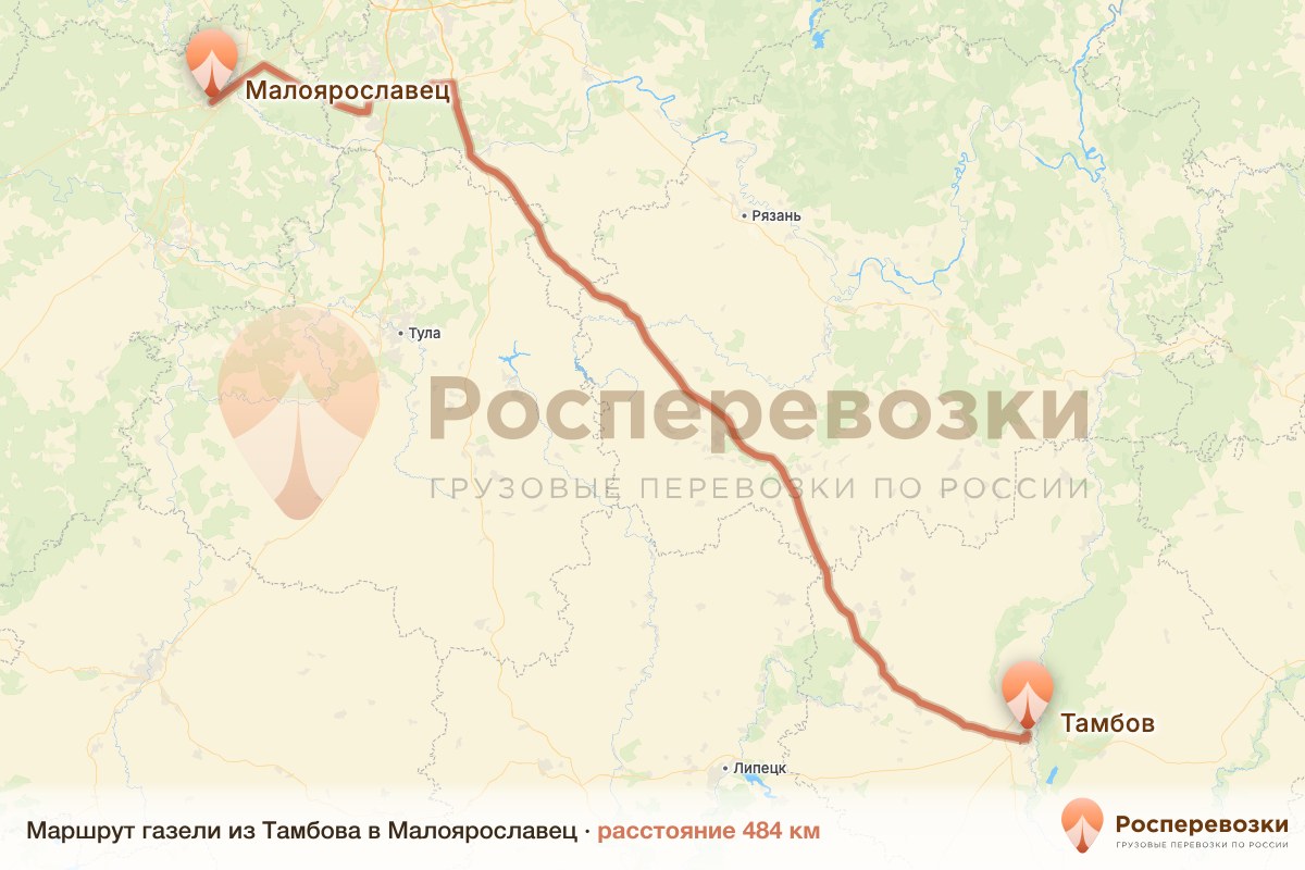Газель Тамбов Малоярославец