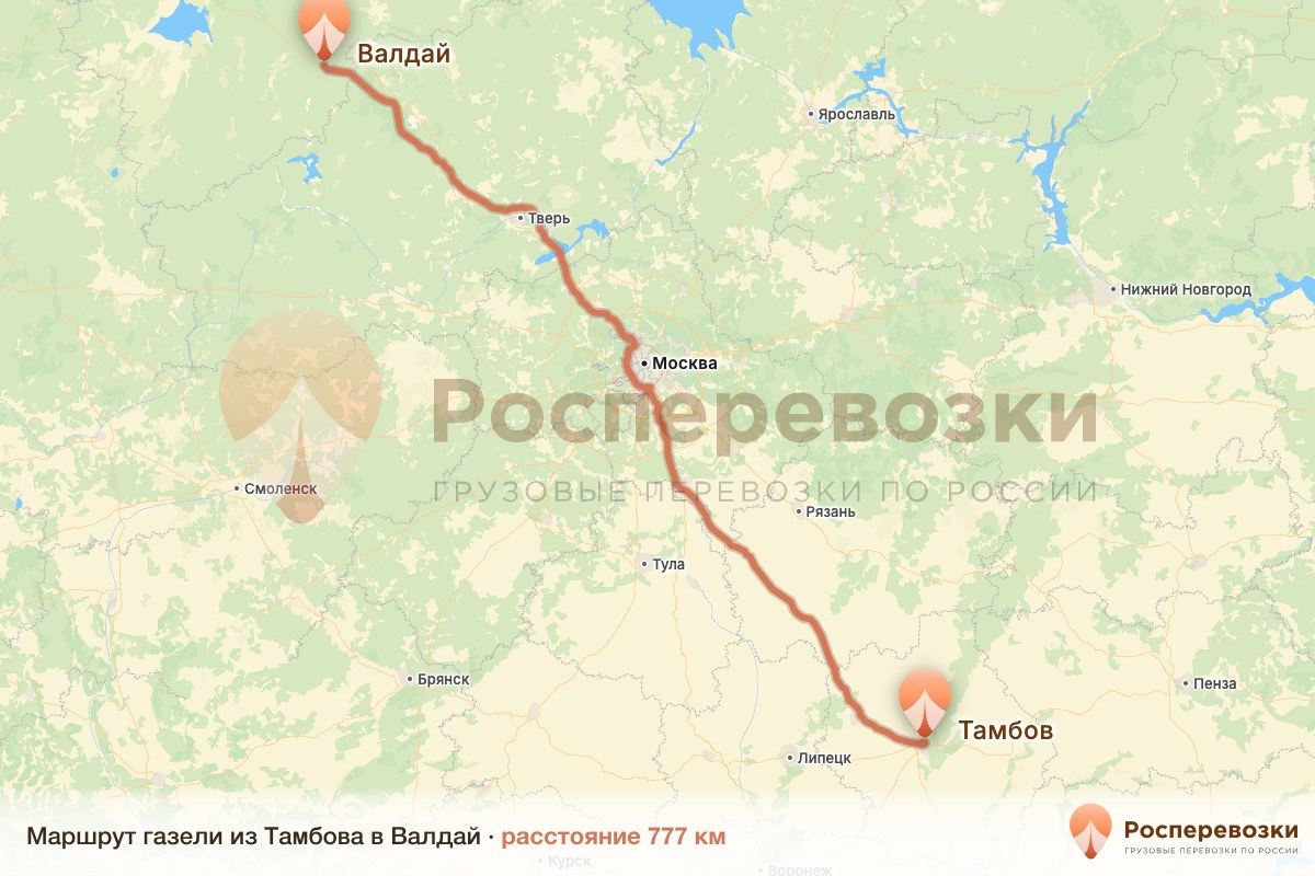 Газель Тамбов Валдай