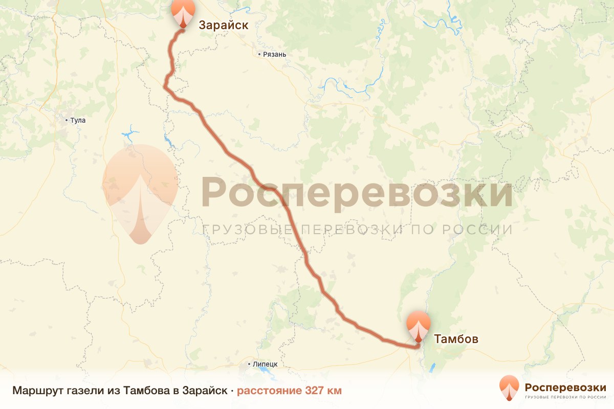 Газель Тамбов Зарайск
