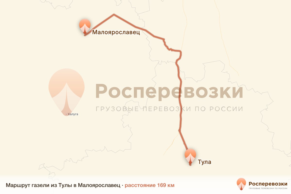 Газель Тула Малоярославец