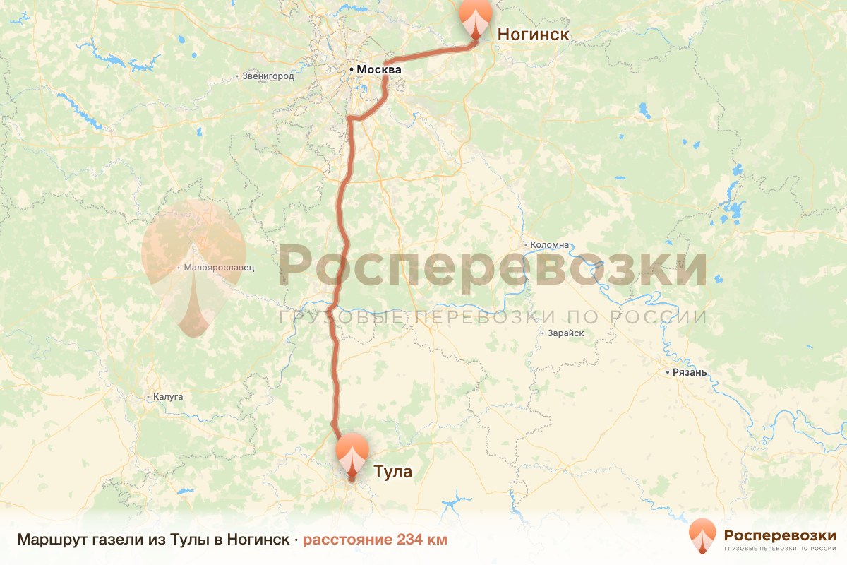 Газель Тула Ногинск
