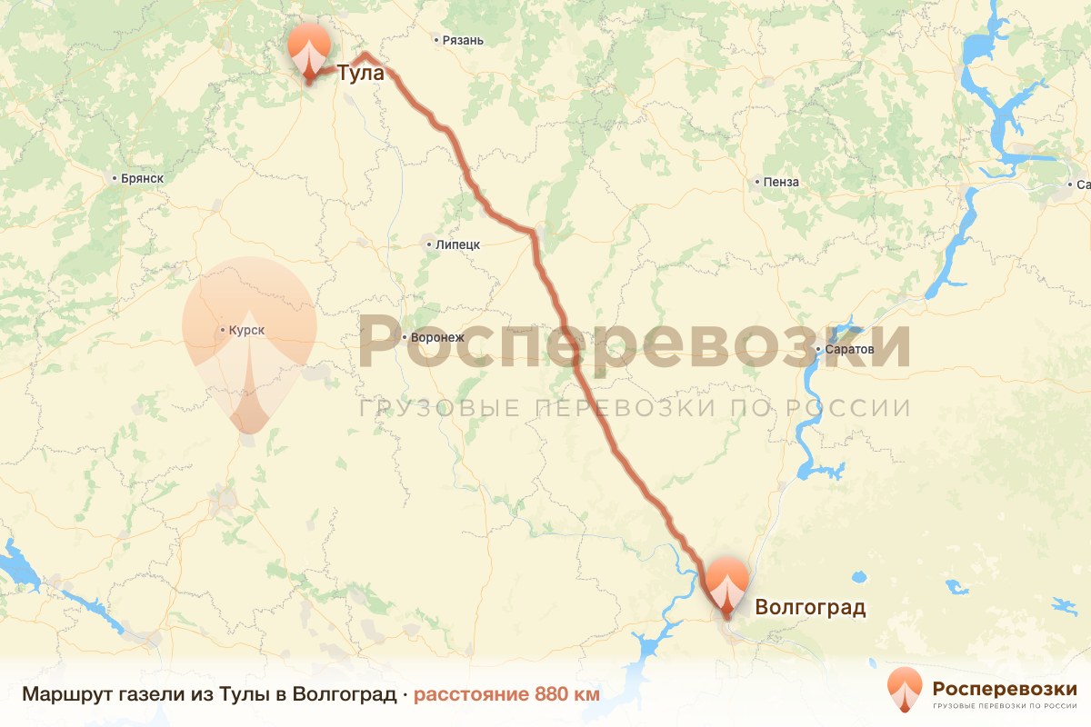 Газель Тула Волгоград