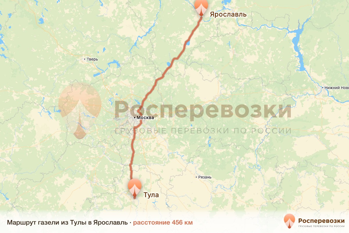 Газель Тула Ярославль