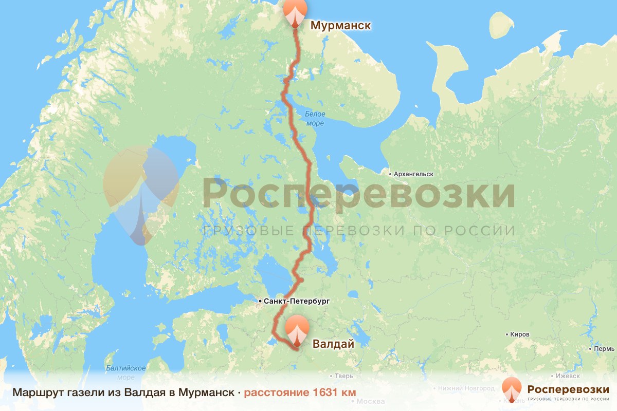Газель Валдай Мурманск