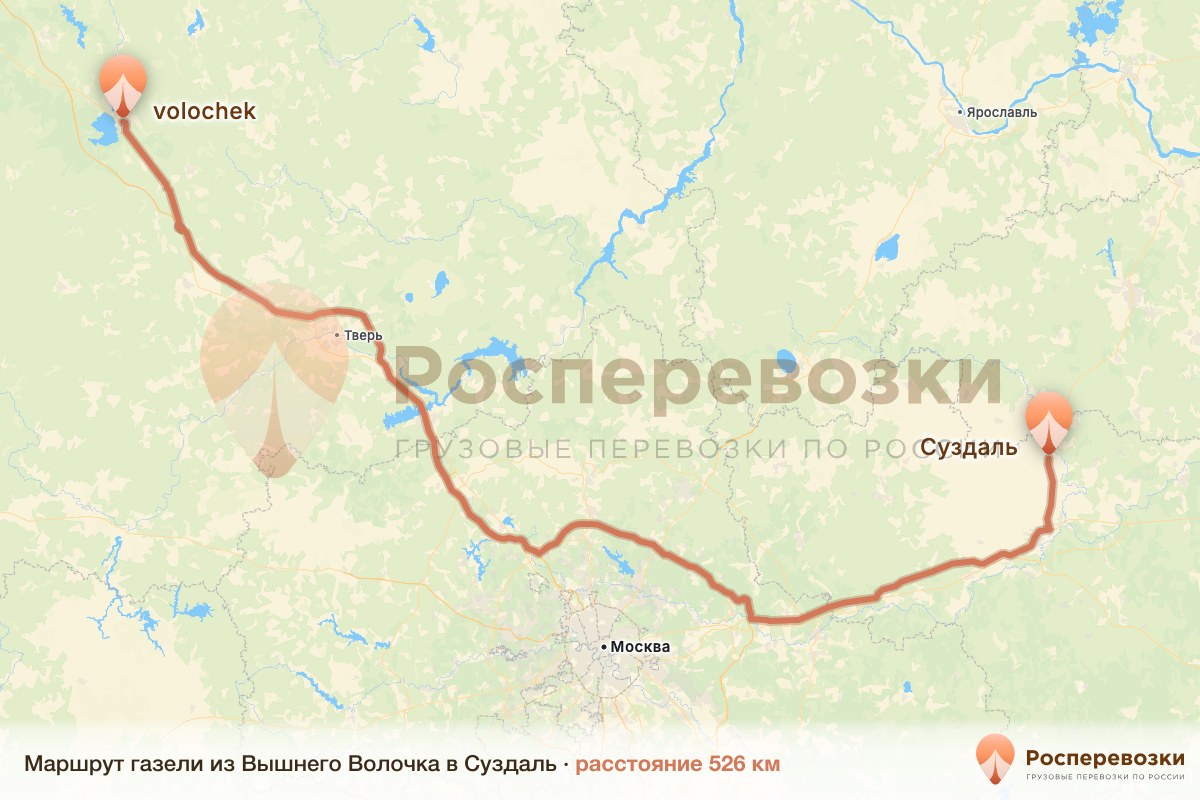 Газель Вышний Волочёк Суздаль