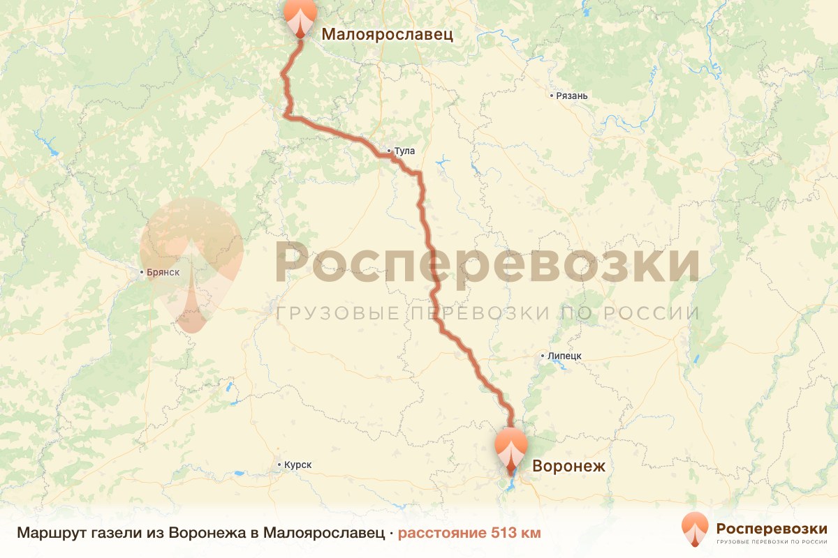 Газель Воронеж Малоярославец