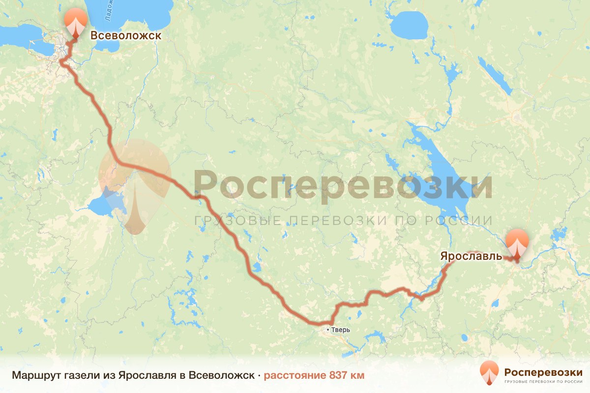 Газель Ярославль Всеволожск