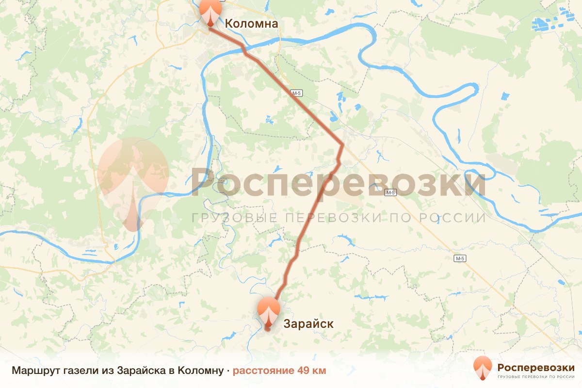 Газель Зарайск Коломна