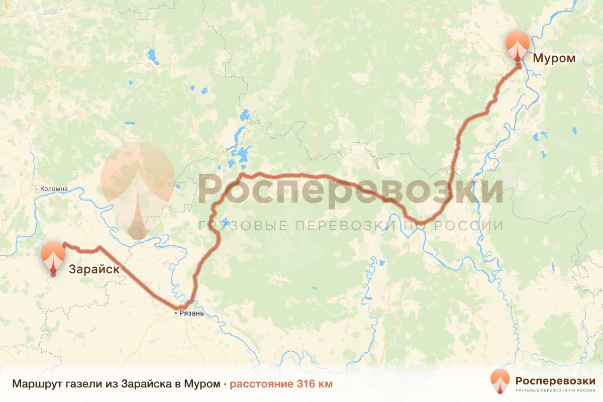 Газель Зарайск Муром