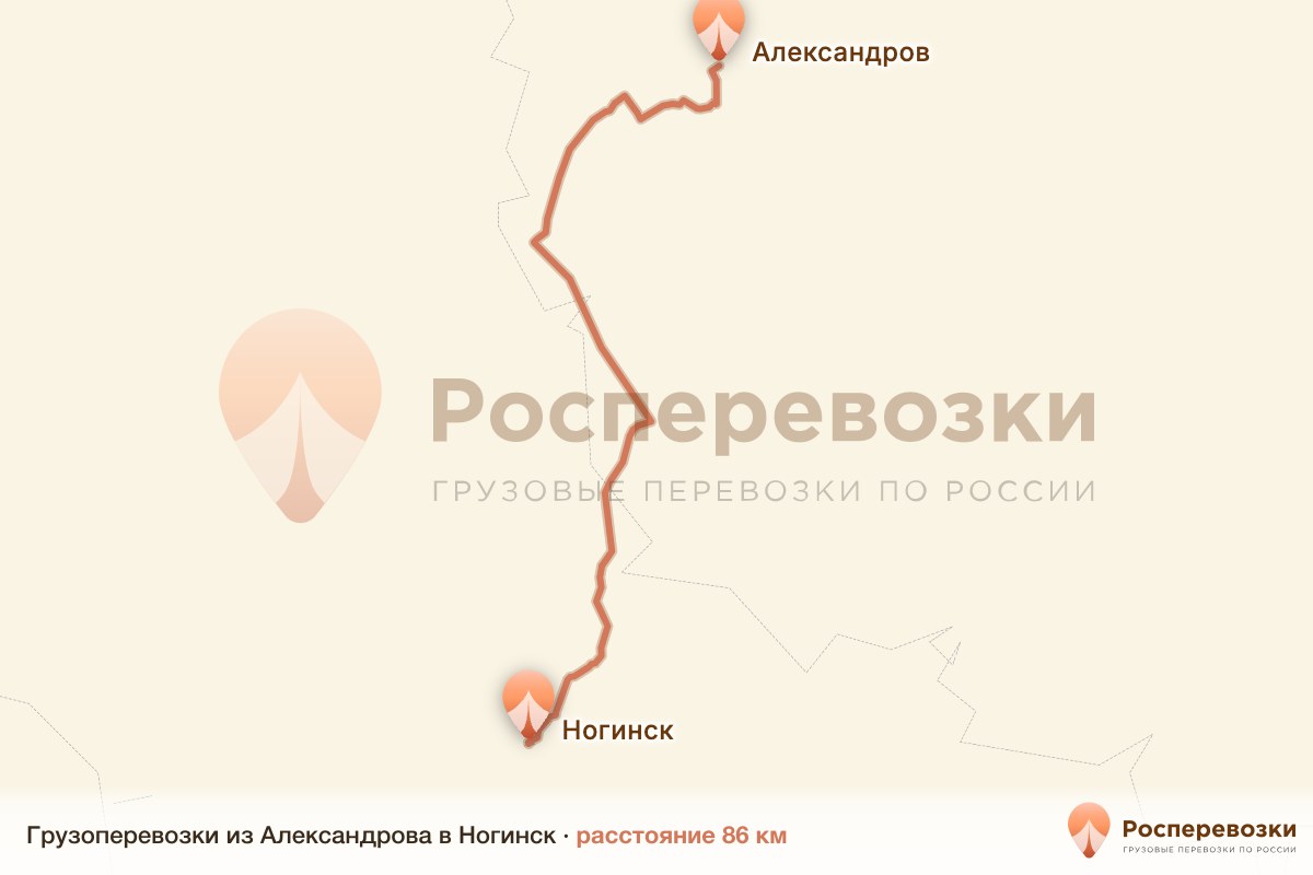 Грузоперевозки Александров Ногинск