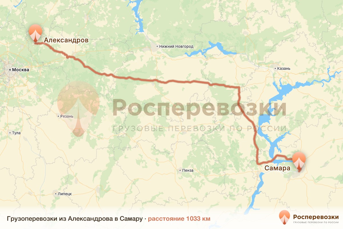 Грузоперевозки Александров Самара