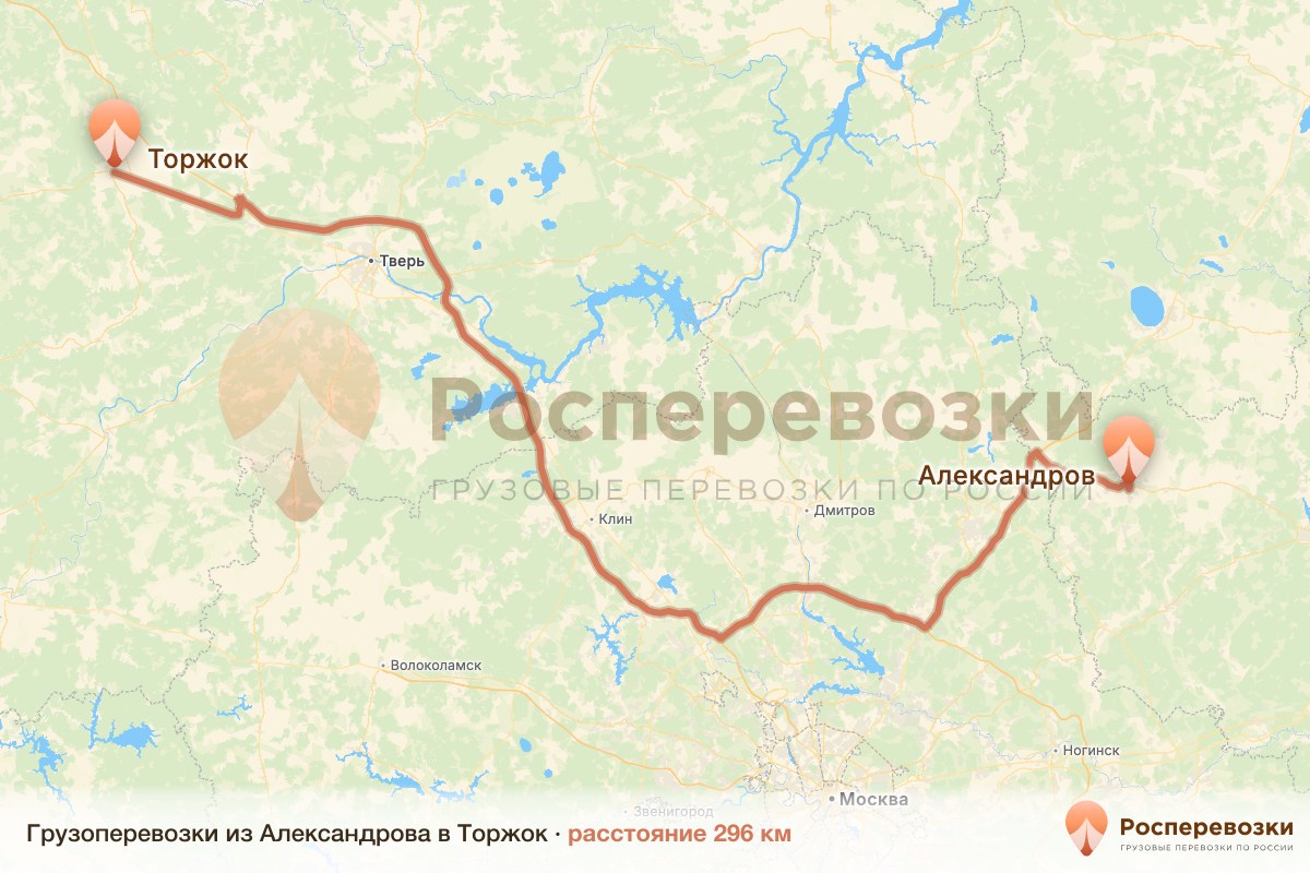 Грузоперевозки Александров Торжок