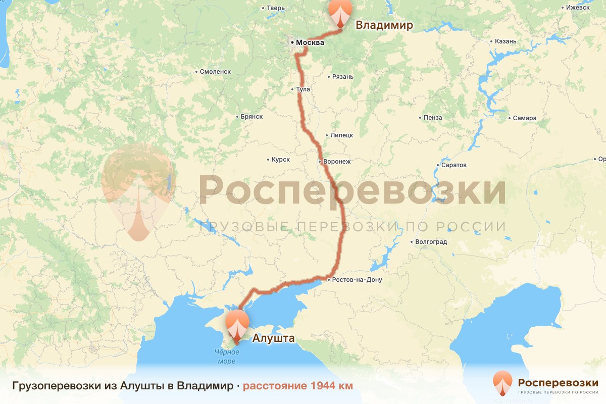 Грузоперевозки Алушта Владимир