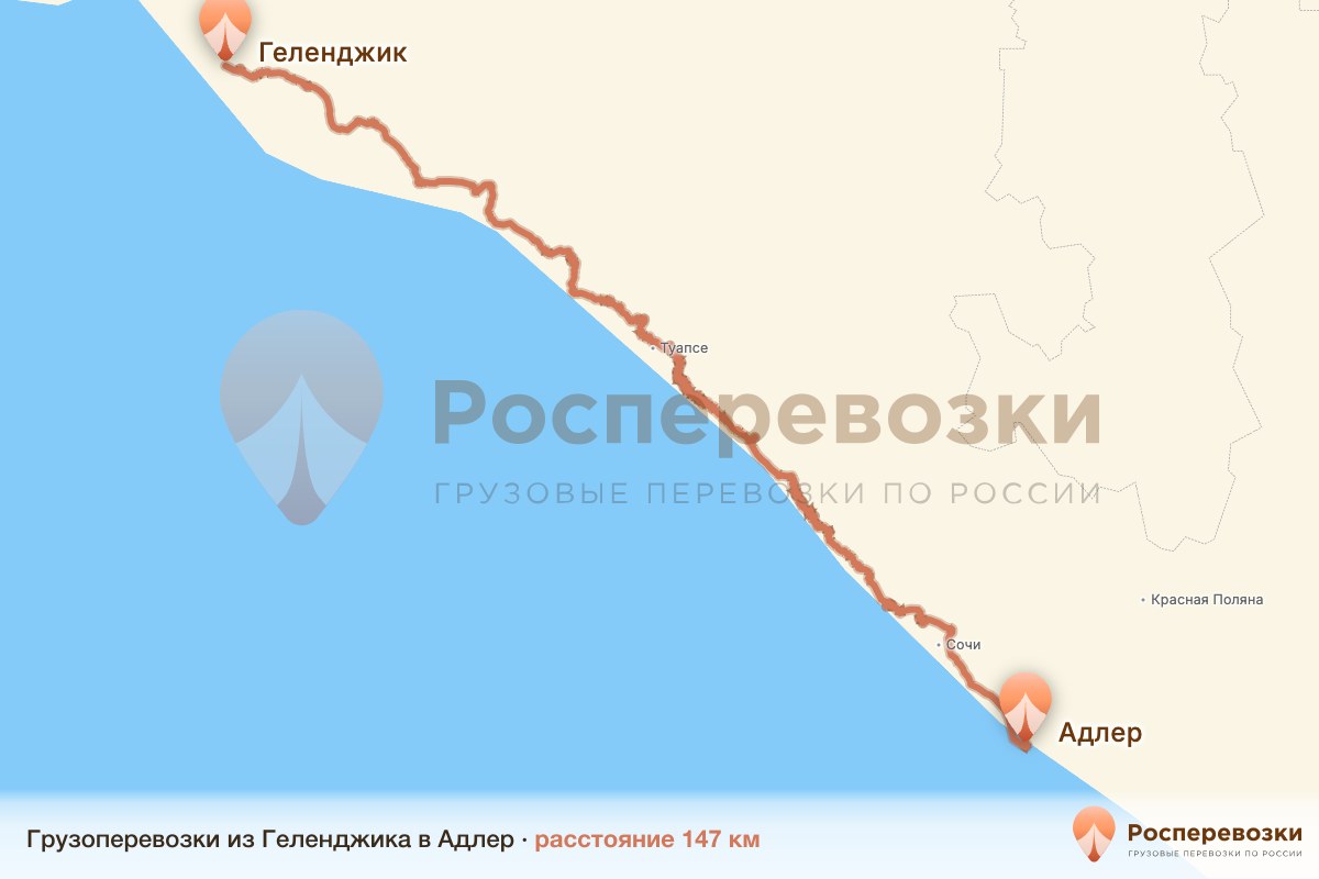 Грузоперевозки Геленджик Адлер