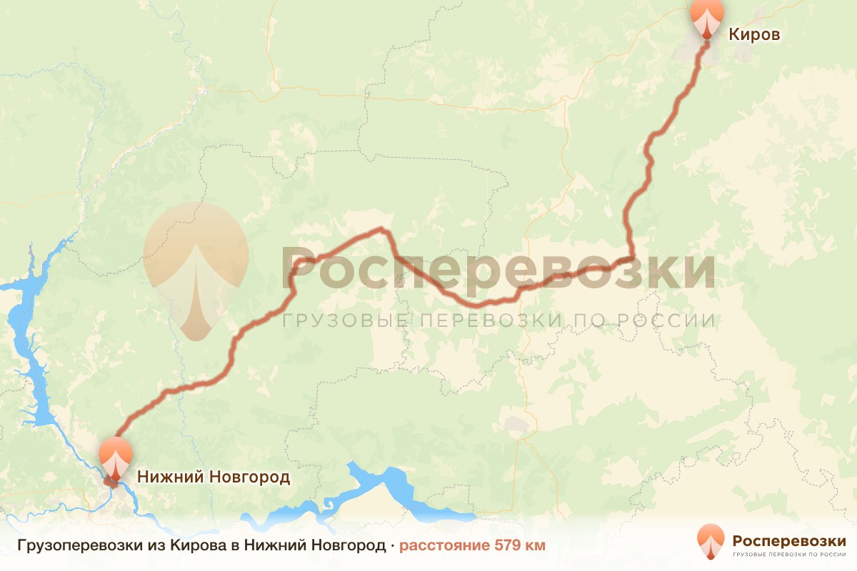 Грузоперевозки Киров Нижний Новгород