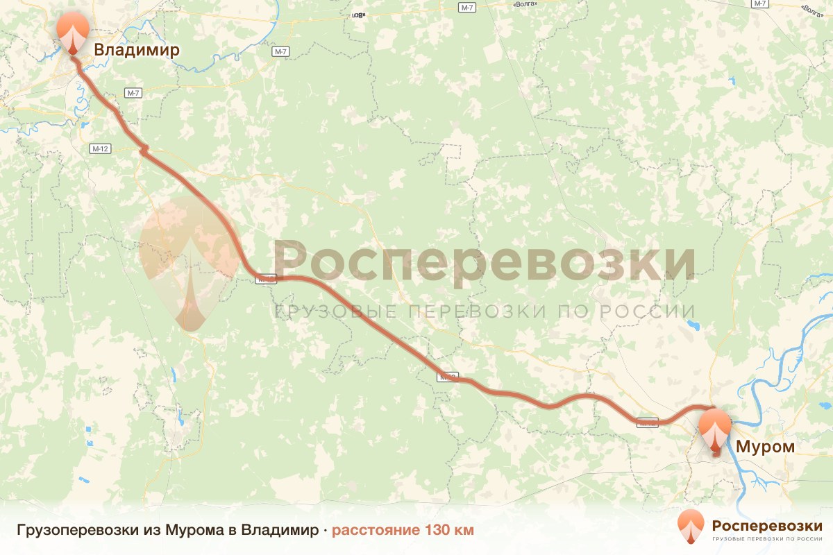 Грузоперевозки Муром Владимир