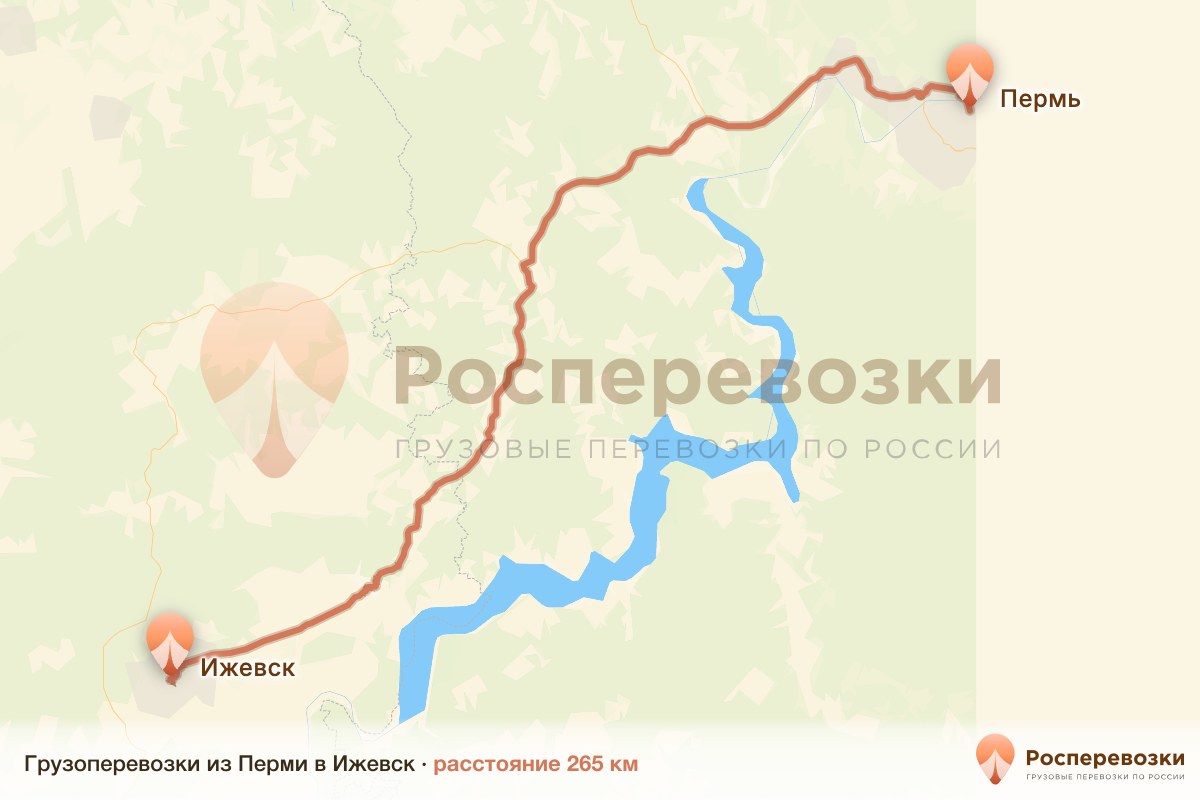 Грузоперевозки Пермь Ижевск