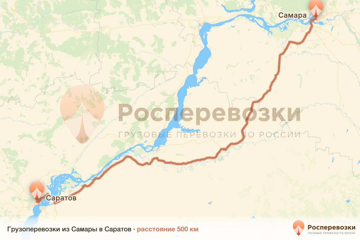 Грузоперевозки Самара Саратов