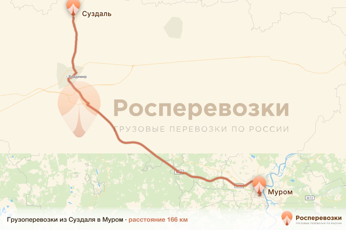 Грузоперевозки Суздаль Муром