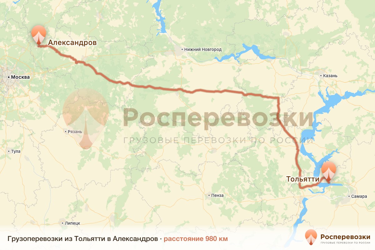 Грузоперевозки Тольятти Александров