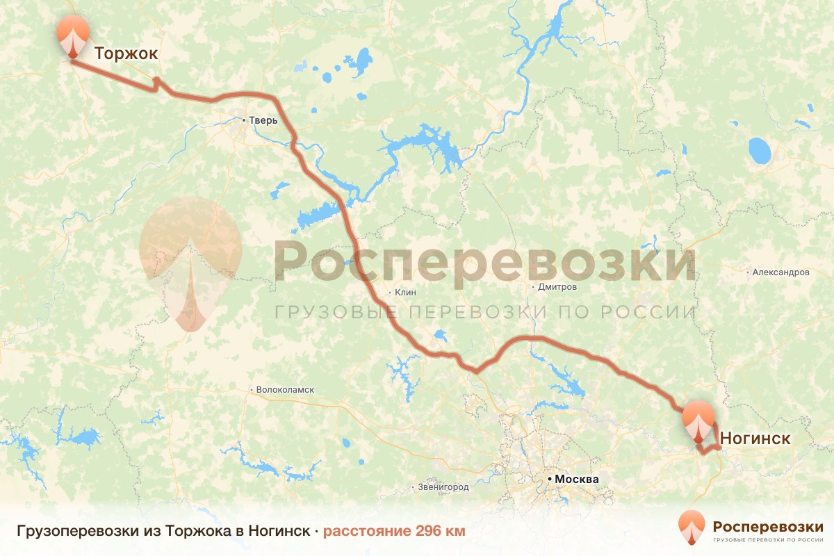 Грузоперевозки Торжок Ногинск