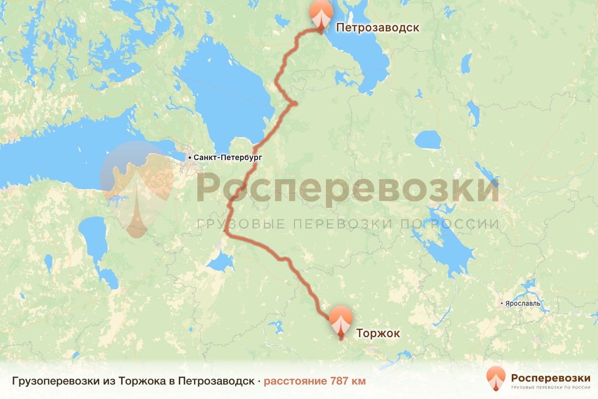 Грузоперевозки Торжок Петрозаводск