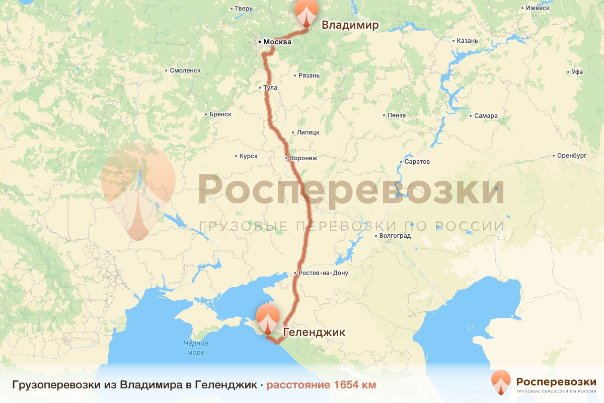 Грузоперевозки Владимир Геленджик