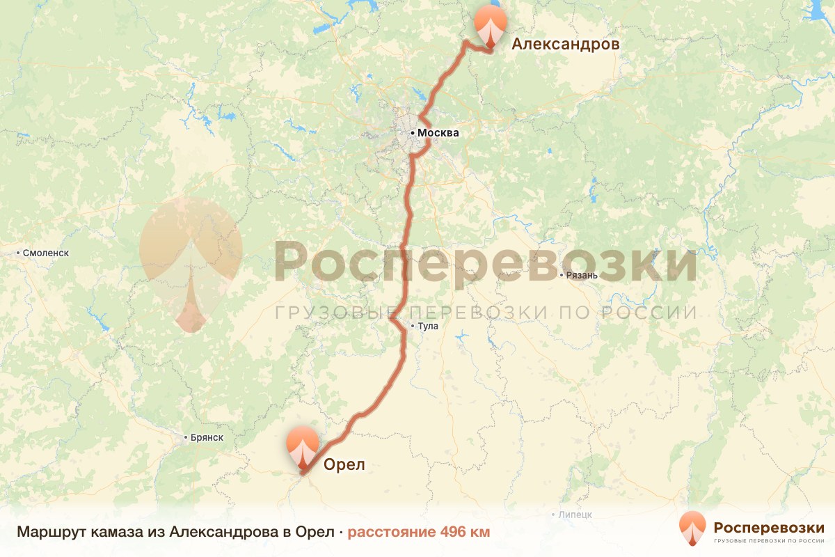 Камаз Александров Орел