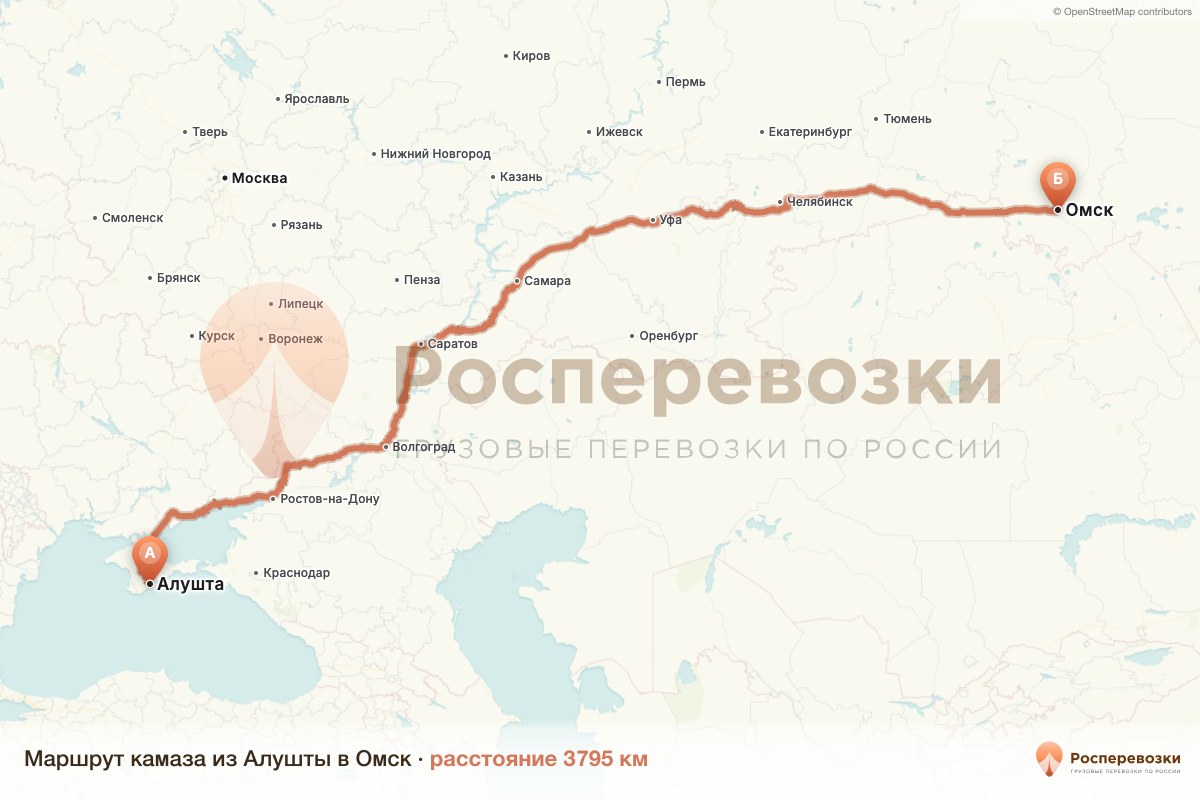 Камаз Алушта Омск