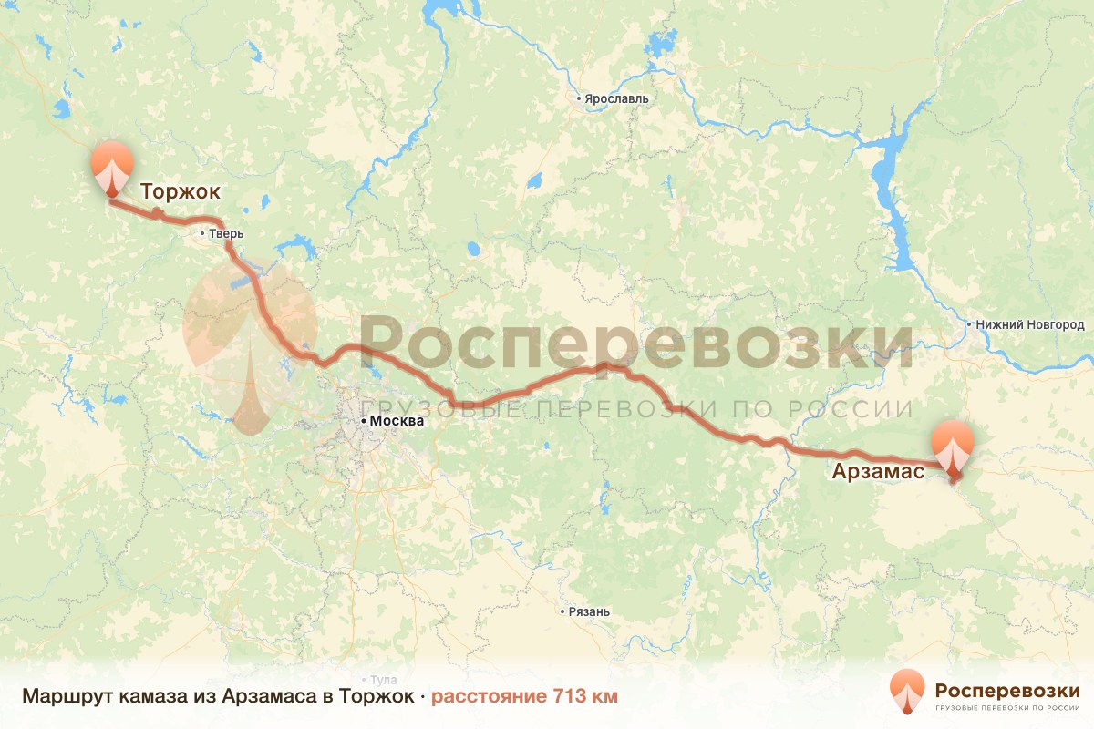 Камаз Арзамас Торжок