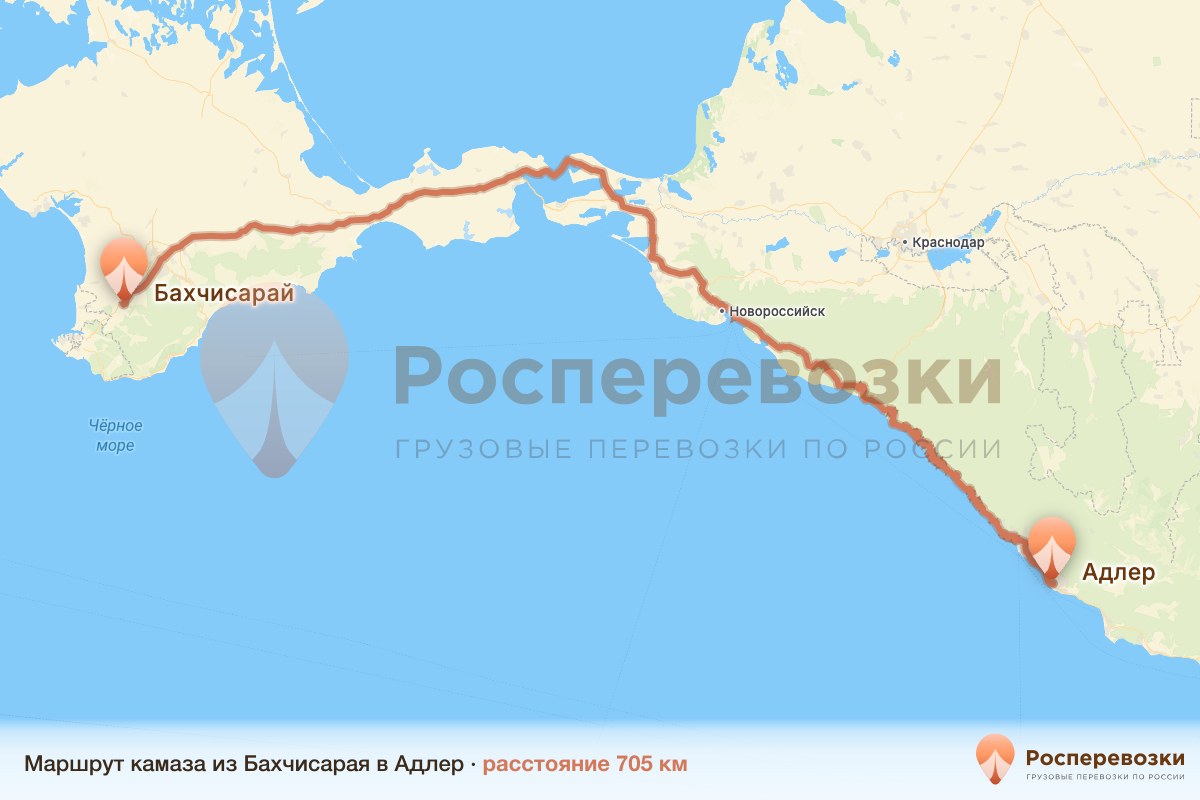 Камаз Бахчисарай Адлер