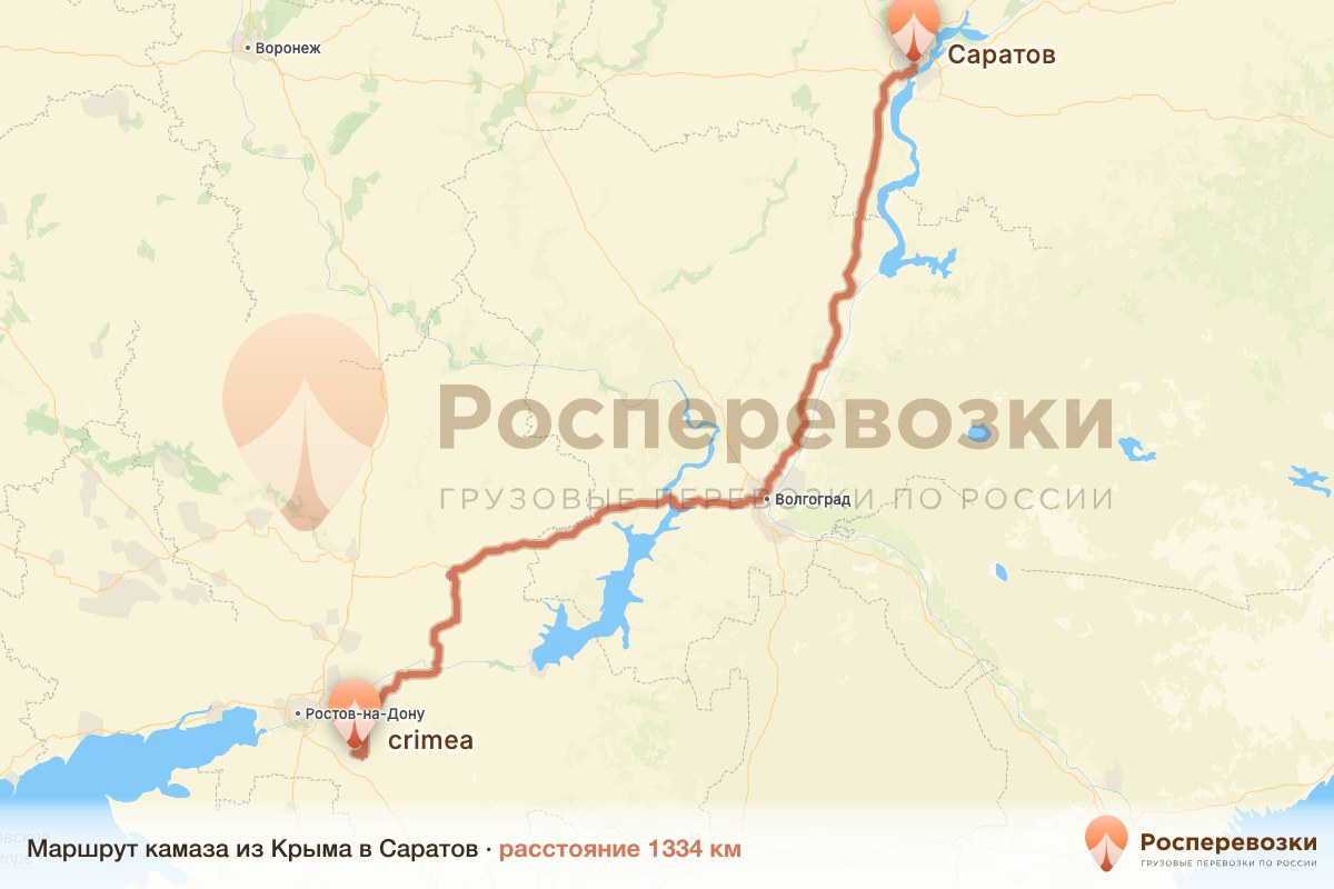 Камаз Крым Саратов