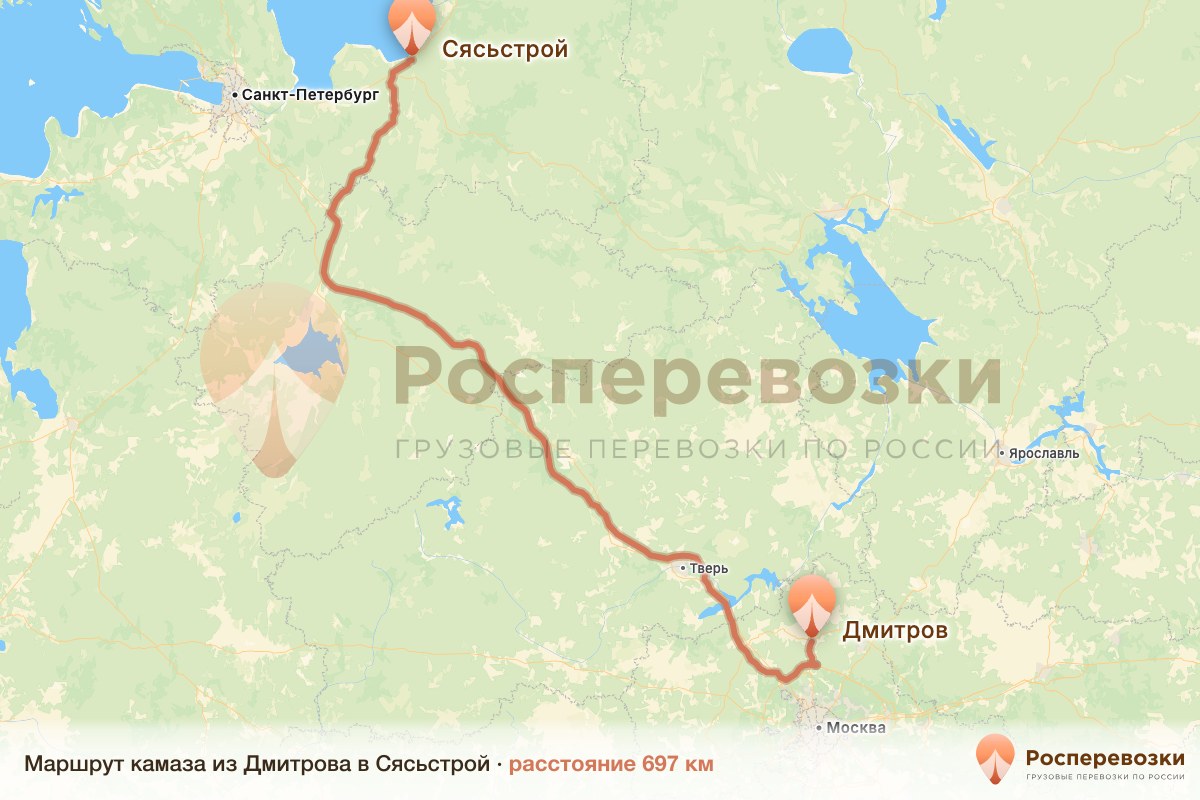 Камаз Дмитров Сясьстрой