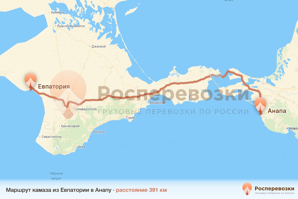 Камаз Евпатория Анапа