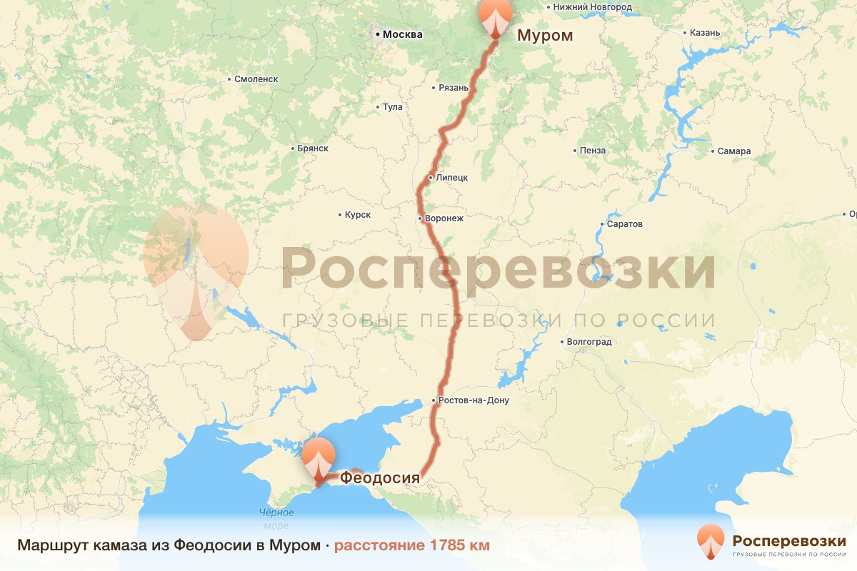 Камаз Феодосия Муром