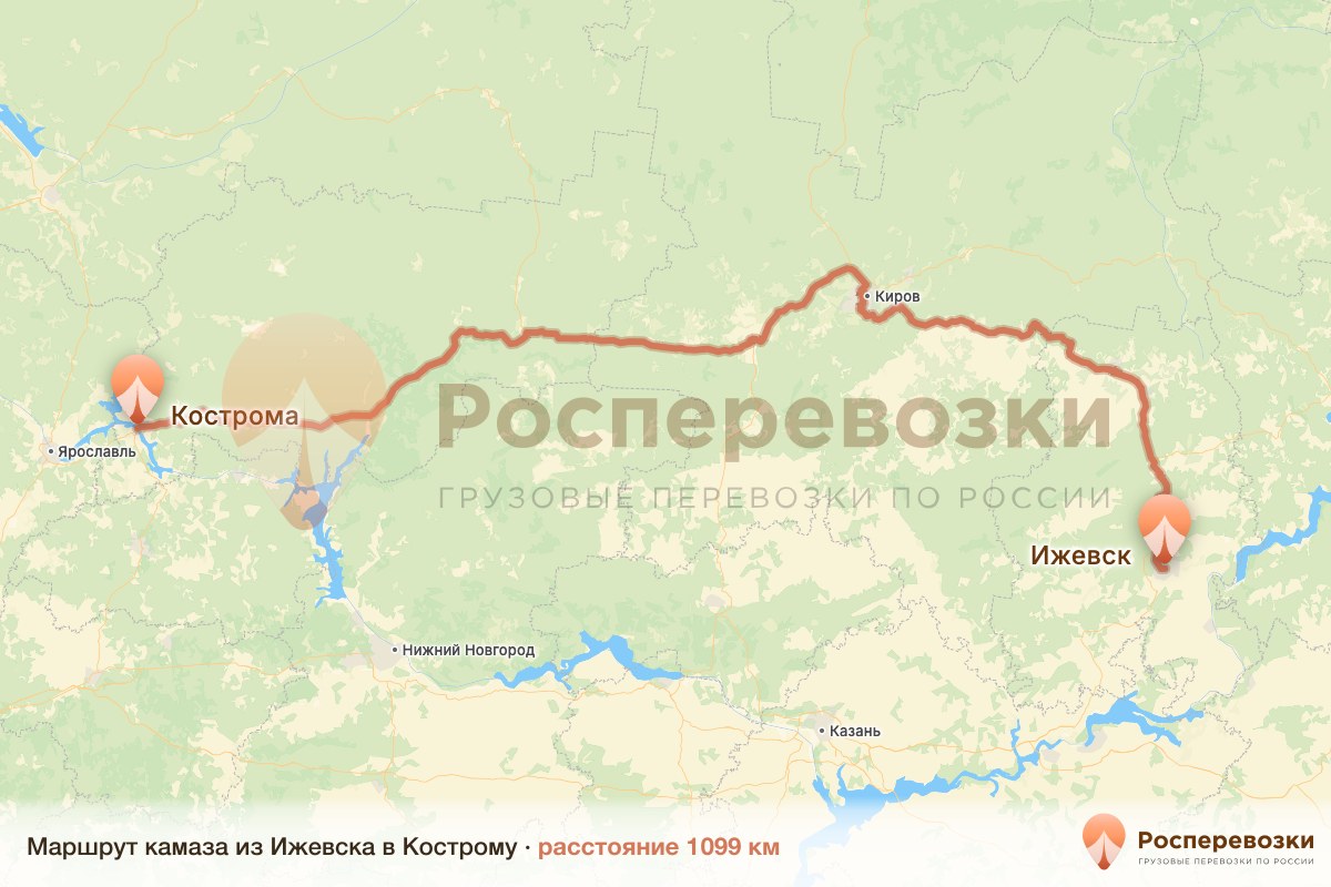 Камаз Ижевск Кострома