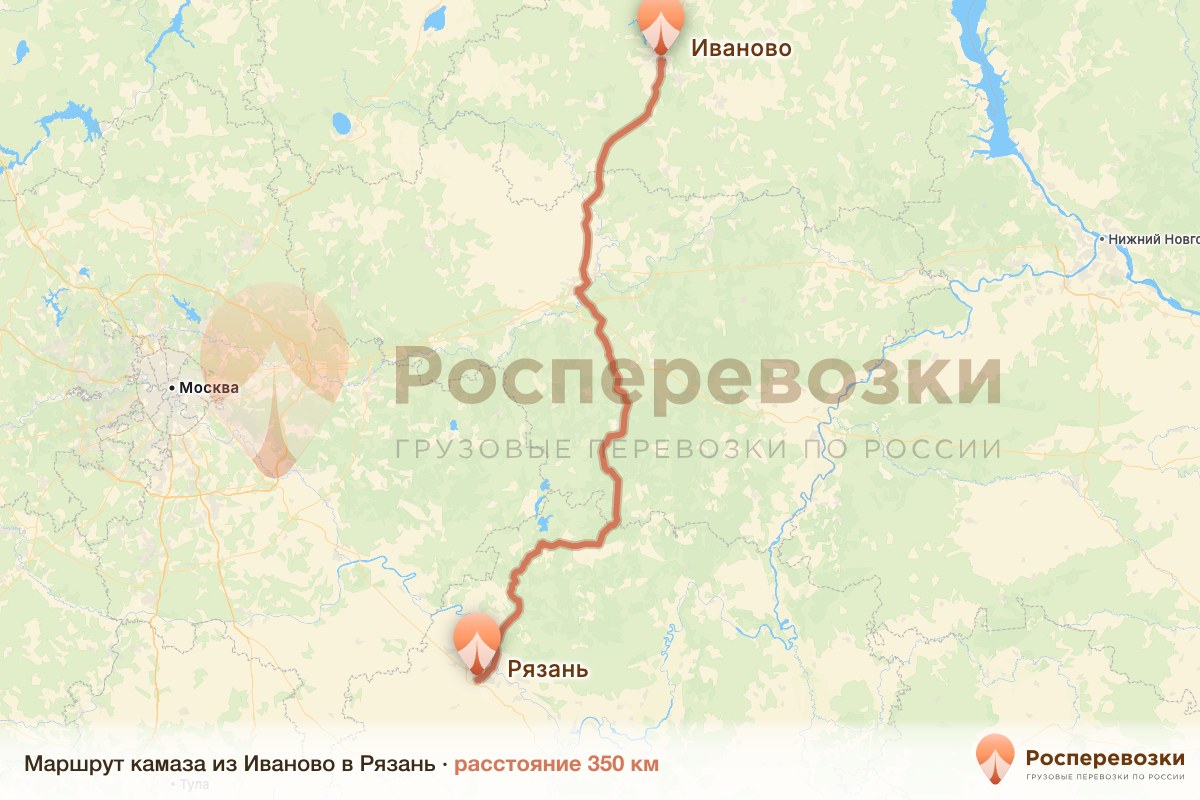 Камаз Иваново Рязань