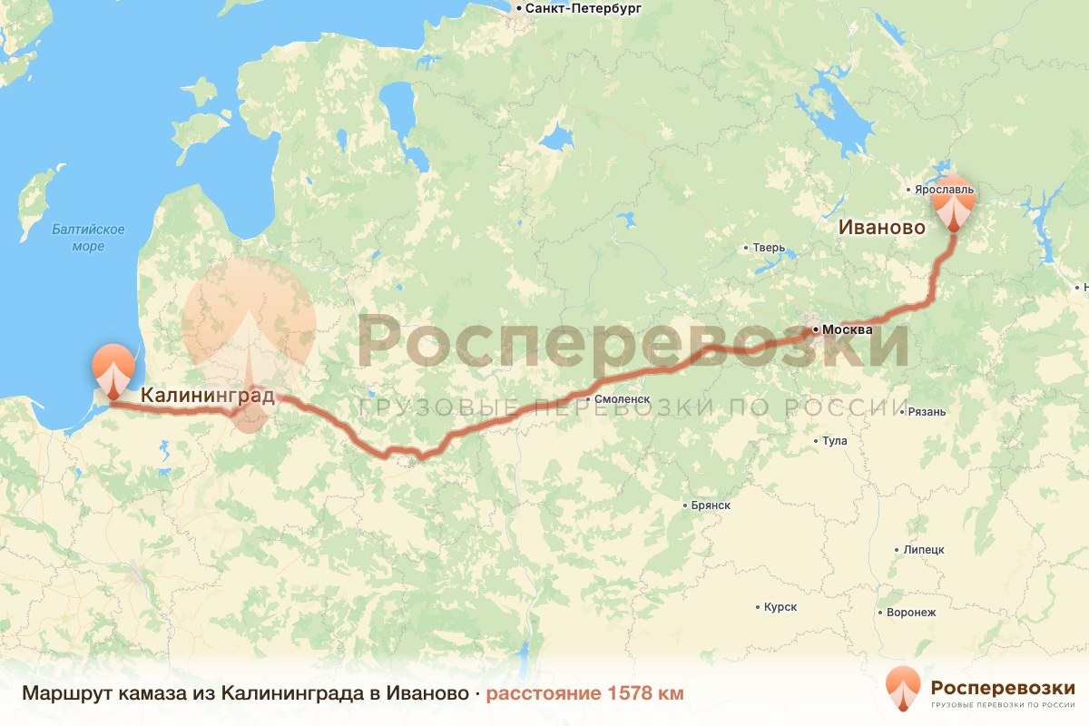 Камаз Калининград Иваново