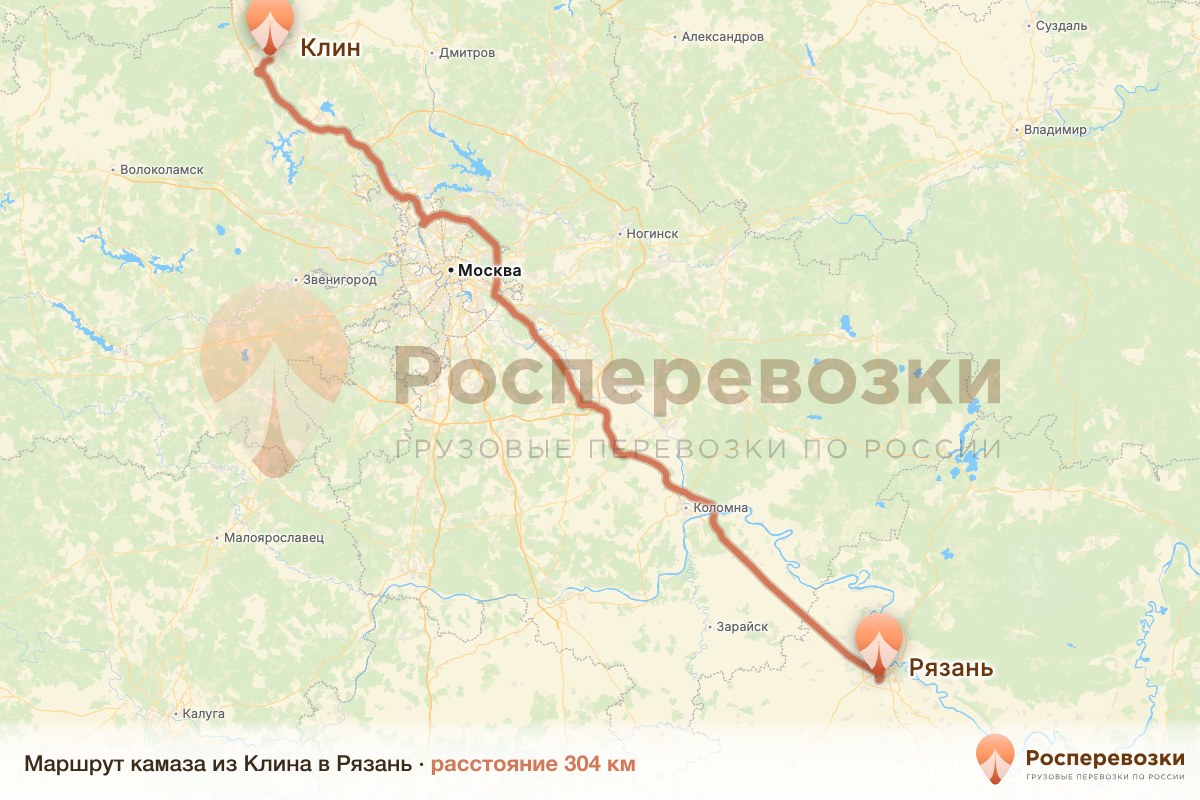 Камаз Клин Рязань
