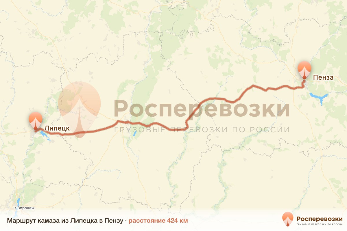 Камаз Липецк Пенза