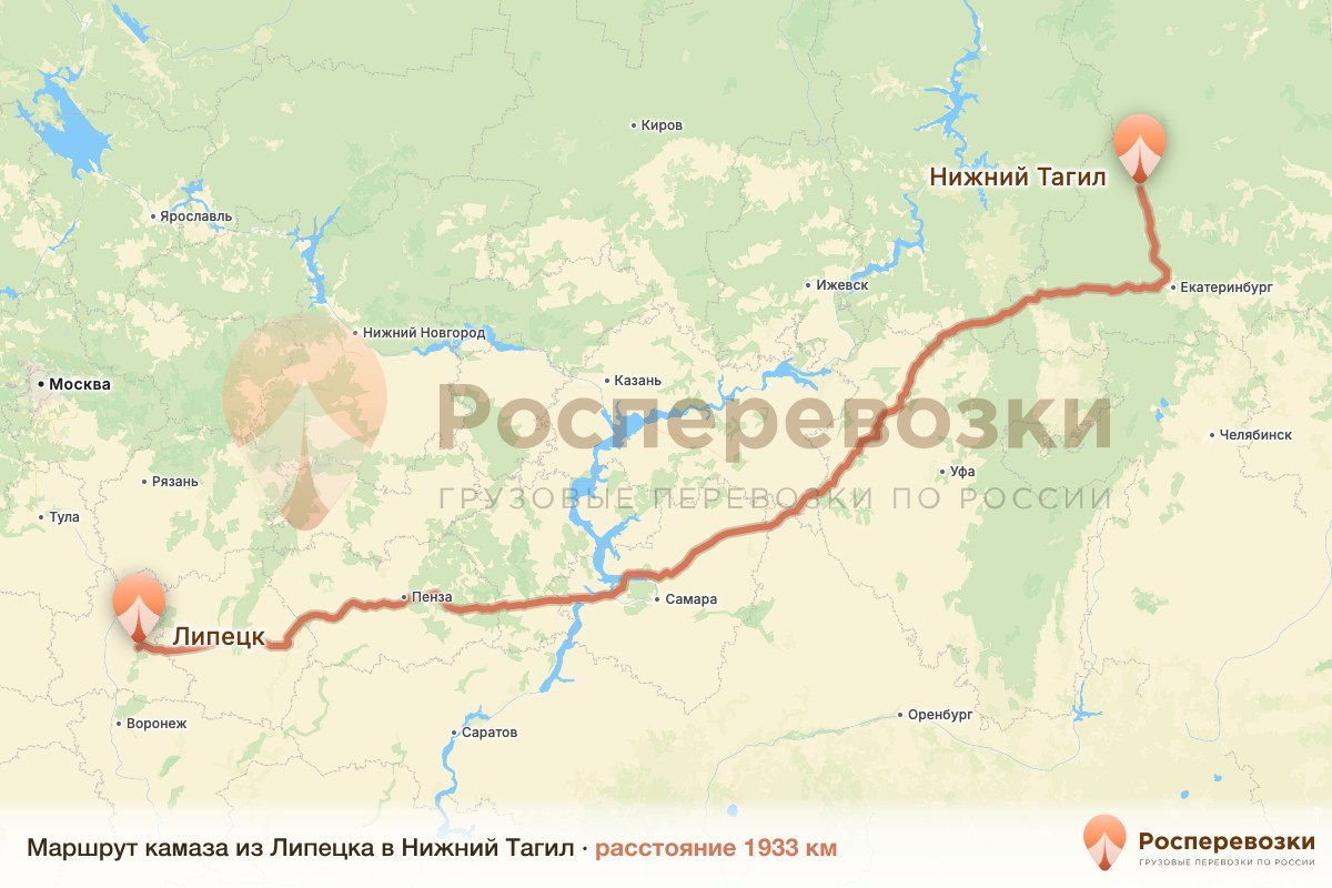 Камаз Липецк Нижний Тагил