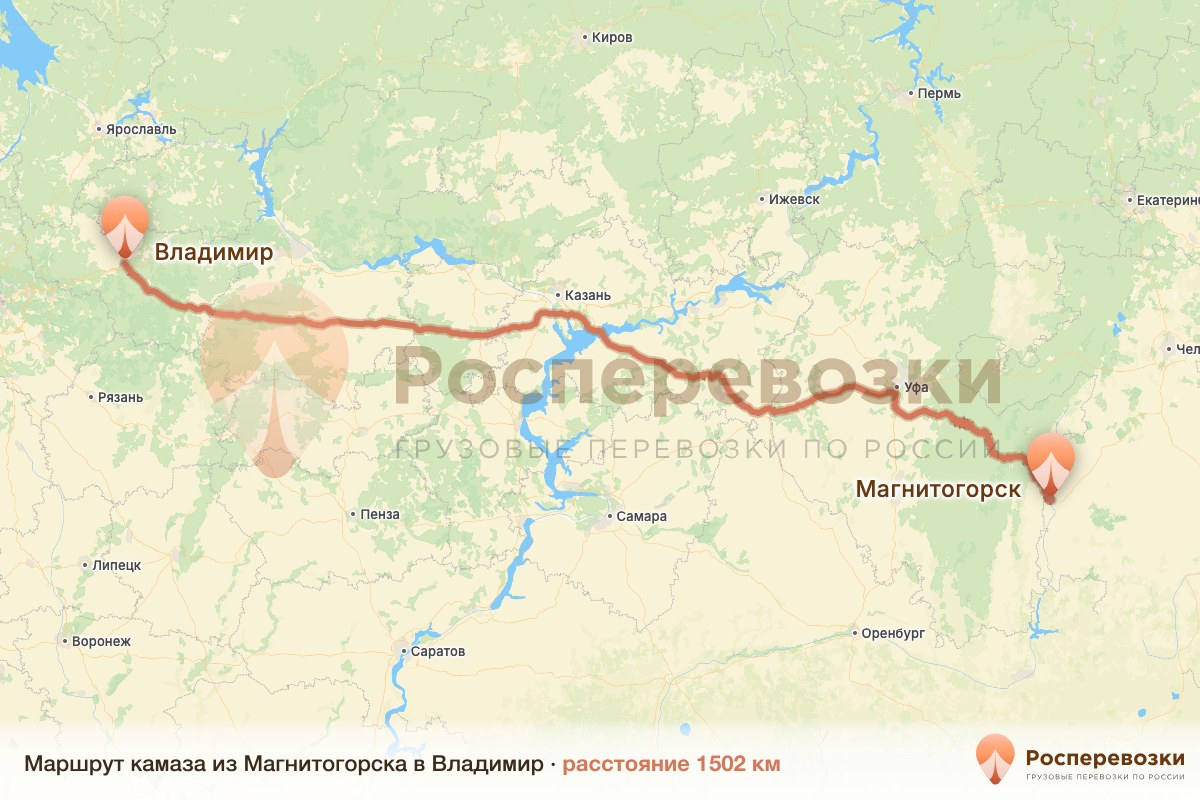 Камаз Магнитогорск Владимир