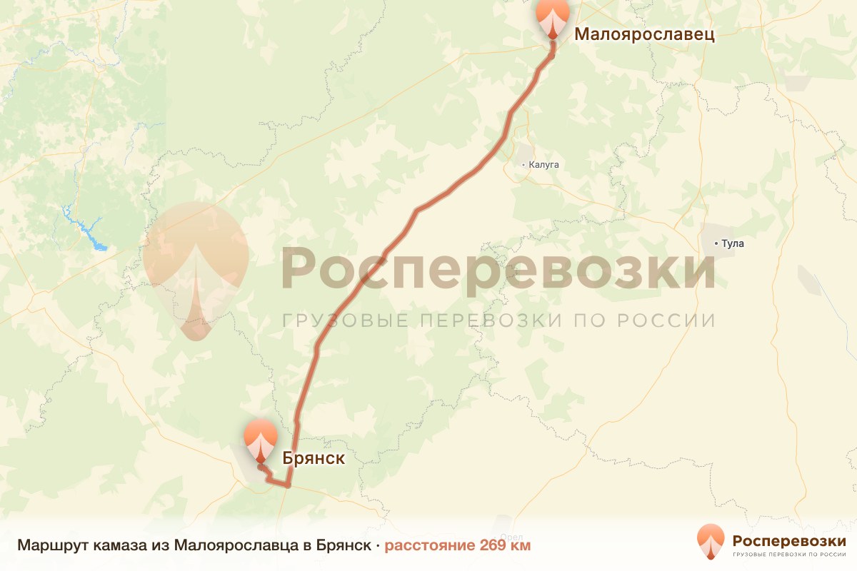 Камаз Малоярославец Брянск