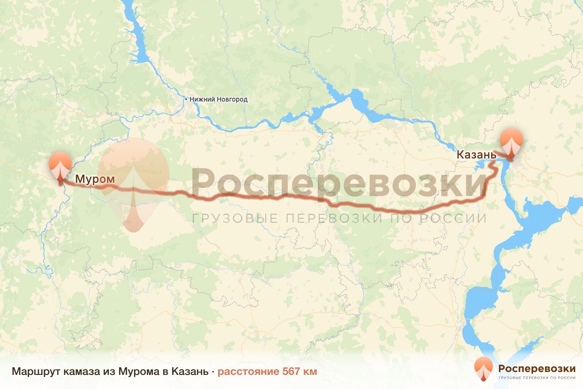 Камаз Муром Казань