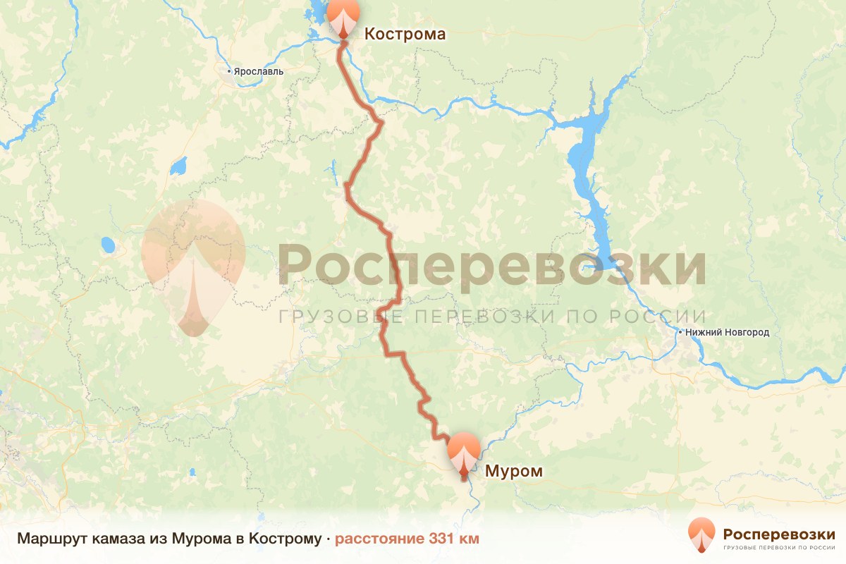 Камаз Муром Кострома