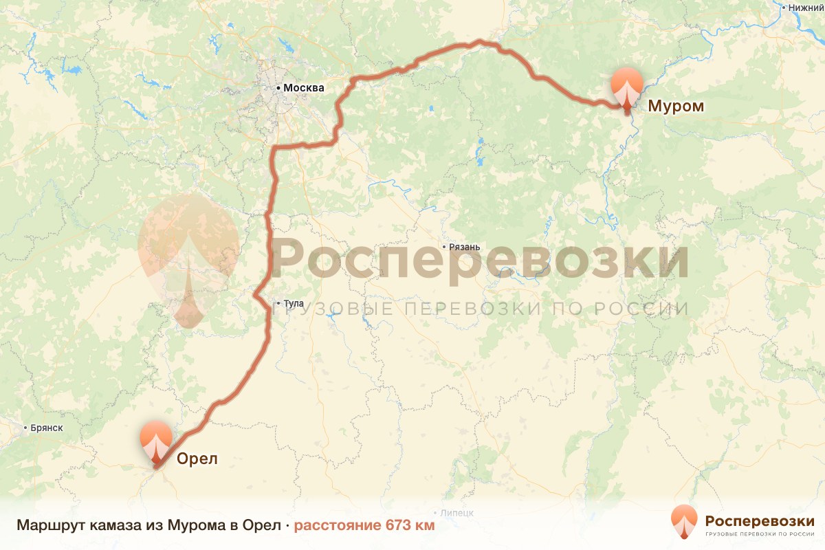 Камаз Муром Орел
