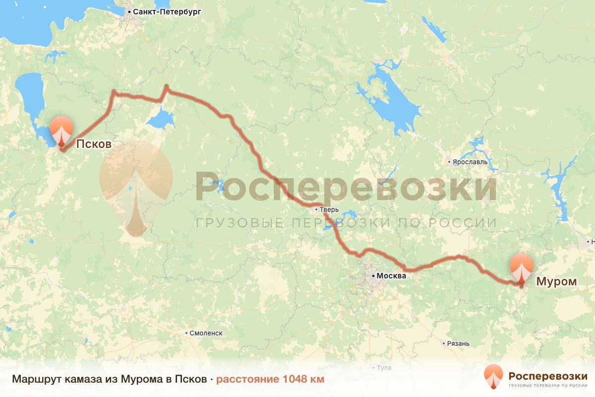 Камаз Муром Псков
