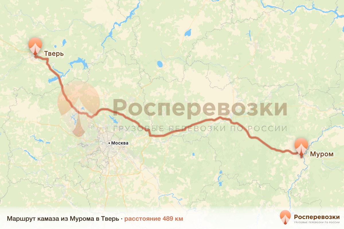 Камаз Муром Тверь