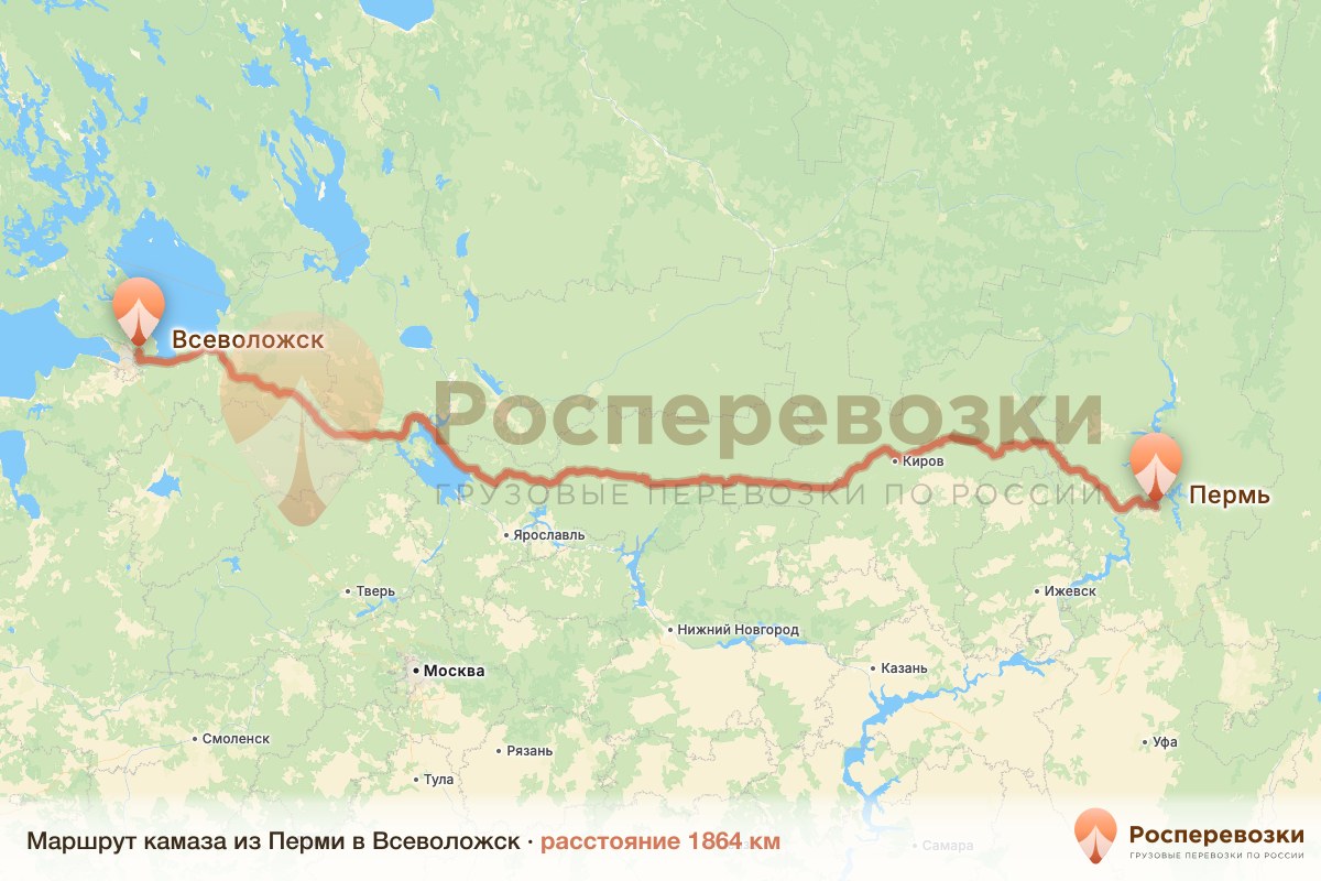 Камаз Пермь Всеволожск